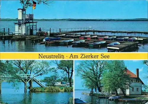 Ansichtskarte Ansichtskarte Neustrelitz Zierker See 1986