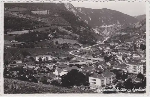 Postcard Uschitze Užice Ужице Panorama 1941