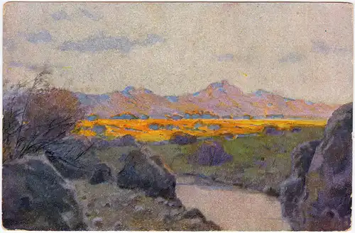  Landschaft aus Deutsch-Südwestafrika nach Prof. Peter Paul Müller 1918