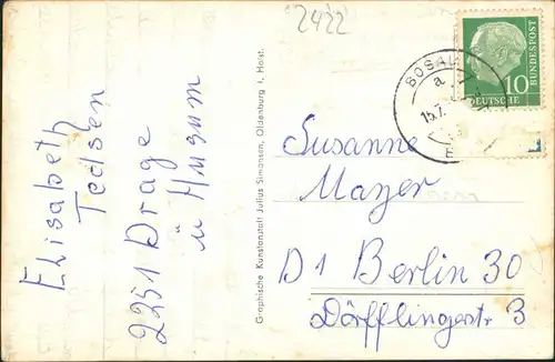 Ansichtskarte Bosau 4 Bild Landesjugendheim 1959