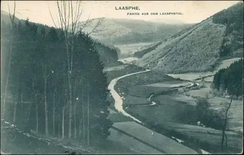 Ansichtskarte Bad Laasphe Partie aus dem Laasphetal 1906