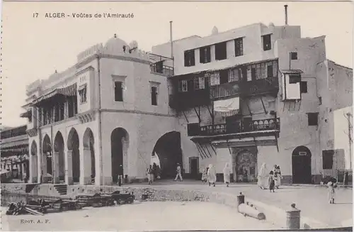 Postcard Algier دزاير Voutes de Amiraute 1922 