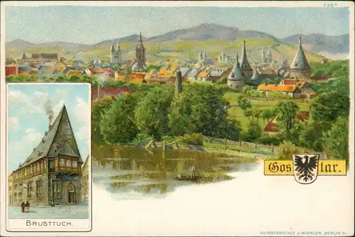 Ansichtskarte Goslar 2 Bild: Brusttuch, Stadt 1909