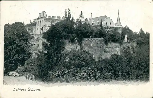 Ansichtskarte Hochstetten-Dhaun Schloss Dhaun 1915