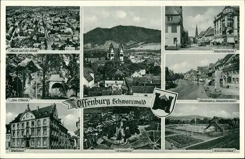 Ansichtskarte Offenburg Stadtteilansichten 1955