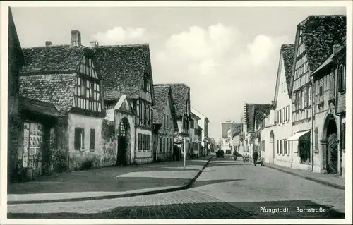 Ansichtskarte Pfungstadt Bornstraße 1934