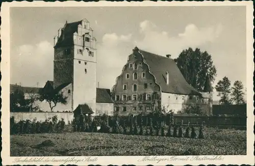 Ansichtskarte Dinkelsbühl Stadtpartie 1928