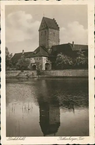 Ansichtskarte Dinkelsbühl Rothenburger Tor 1934