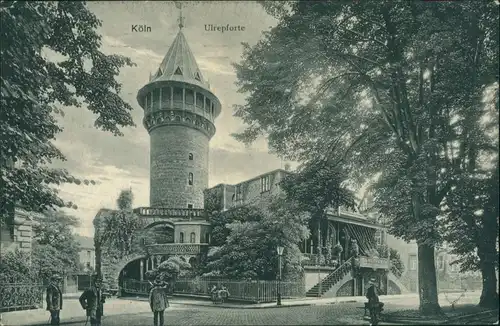Ansichtskarte Köln Partie an der Ulrepforte 1909