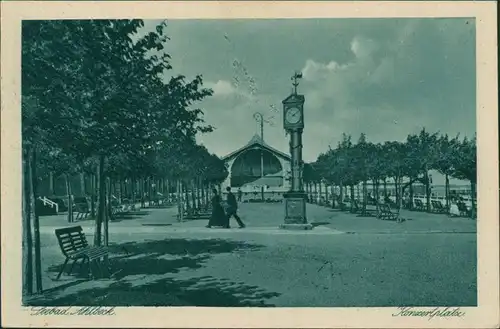 Ansichtskarte Ahlbeck (Usedom) Konzertplatz 1929