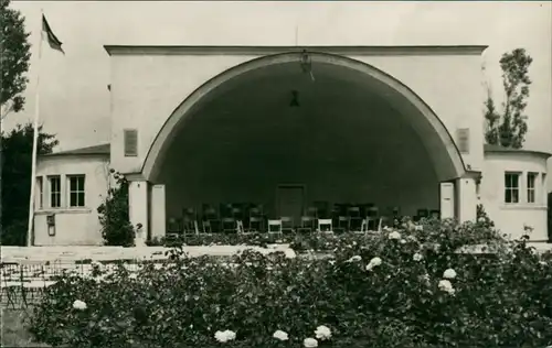 Ansichtskarte Ahlbeck (Usedom) Konzertplatz - Musikpavillon 1963