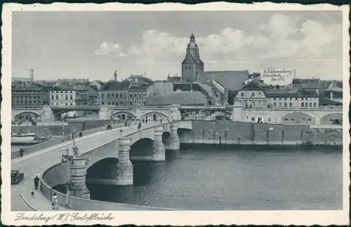 Landsberg (Warthe) Gorzów Wielkopolski Stadt und Likörfabrik 1939
