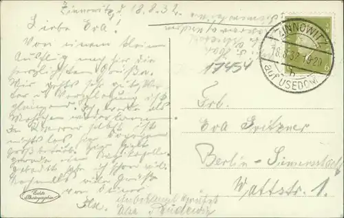 Ansichtskarte Zinnowitz Strandpromenade 1932