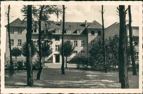 Postcard Rothenburg an der Oder Czerwieńsk Partie an den Anlagen 1936