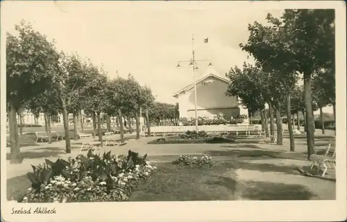 Ansichtskarte Ahlbeck (Usedom) Konzertplatz 1956 