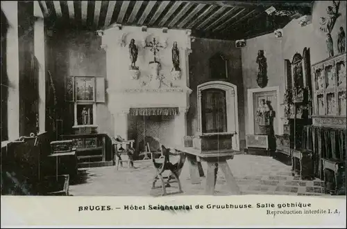 Brügge Brugge | Bruges Hotel Seigneurial de Gruuthuuse Gothic 1911