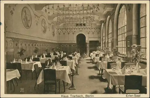 Ansichtskarte Mitte-Berlin Haus Trarbach - Erler Saal 1910