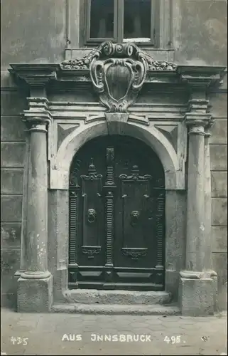 Ansichtskarte Innsbruck Portal - Hausfassade 1909