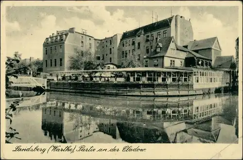 Landsberg (Warthe) Gorzów Wielkopolski An der Cladow - Restaurant 1941