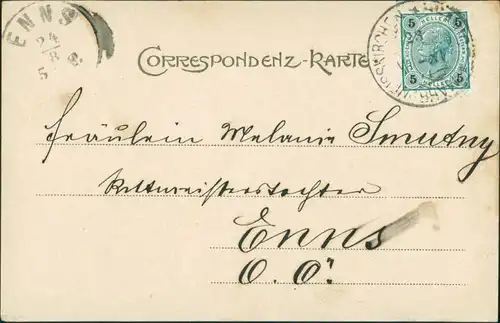Mährisch Weißkirchen Hranice na Moravě Blick auf die Stadt 1905
