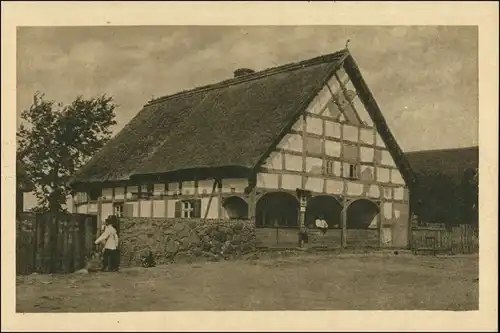 Postcard Göritz (Oder) Górzyca Leisow - Laubenhaus 1928