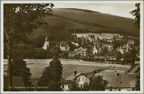 Postcard Bad Flinsberg Świeradów-Zdrój Blick auf die Stadt´ 1930