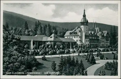 Postcard Bad Flinsberg Świeradów-Zdrój Kurhaus 1941