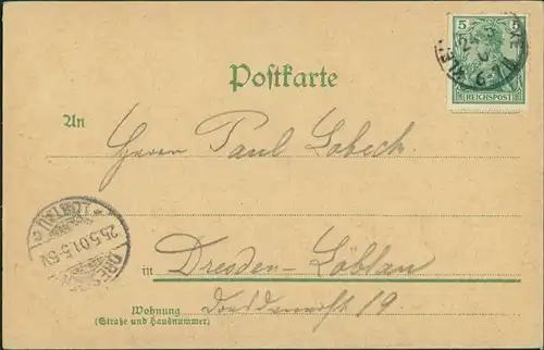 Ansichtskarte Wannsee-Berlin Nikolskoe - Künstlerkarte 1901