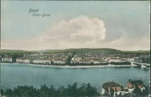 Ansichtskarte Basel Kleinbasel 1907