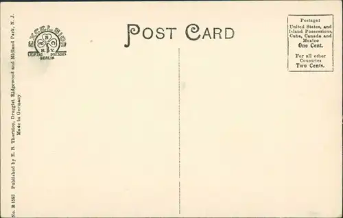 Postcard Ridgewood New Jersey Ridgewood Avenue 1912