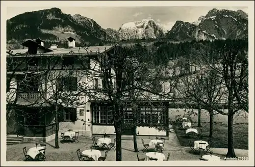 Ansichtskarte Königsee Kaffe Restauration Waldstein 1934