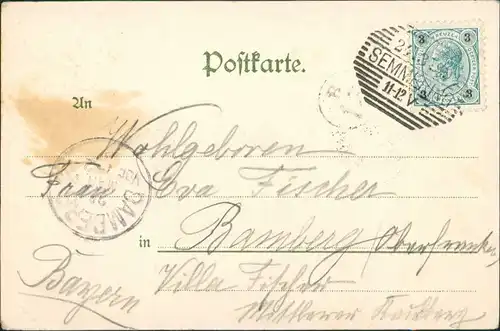  Künstlerkarte: Gemälde / Kunstwerke Die Rückkehr von Golgatha 1910