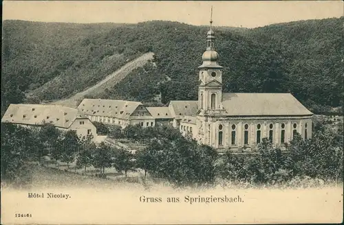 Ansichtskarte Bengel (Mosel) Kloster Springiersbach 1916