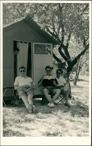 Bulgarien (allgemein) Trachten/Typen (Bulgarien) Camping 1955 Privatfoto 