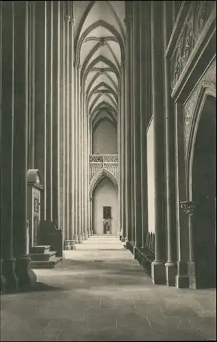 Ansichtskarte Meißen Dom - Seitenschiff 1922