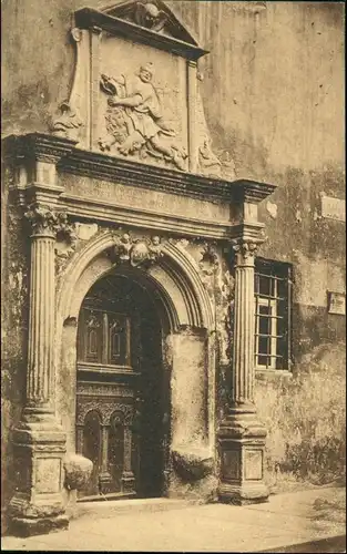 Ansichtskarte Meißen Alt Tor am Bahrmannschen Haus 1917