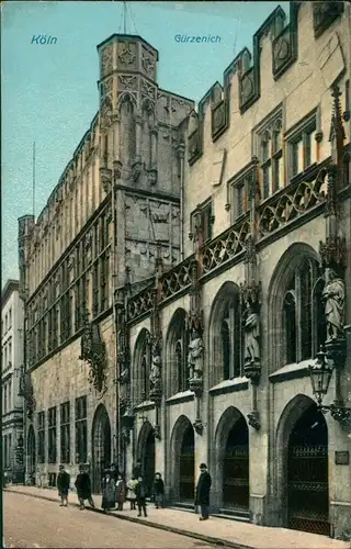 Ansichtskarte Köln Gürzenichstraße 1919 