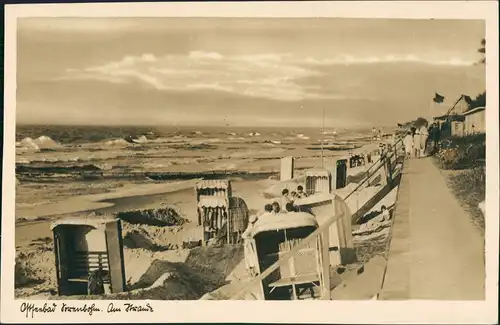 Postcard Sorenbohm Sarbinowo (Mielno) Partie am Strand 1932