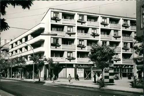 Postcard Sollnock Szolnok Lajos Kossuth Platz/Kossuth-ter 1955