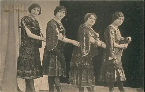 Ansichtskarte  Komponisten/Musiker/Sänger/Bands Bela Krill Marosi Truppe 1911