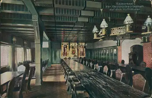 Kelbra (Kyffhäuser) Kaisersaal Wirtschaft Kyffhäuserdenkmal 1909 