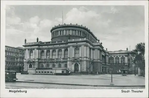 Ansichtskarte Magdeburg Stadttheater 1940