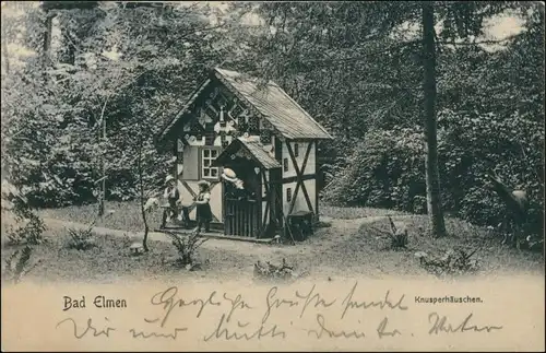 Ansichtskarte Bad Salzelmen-Schönebeck Knusperhäuschen 1905
