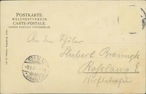 Ansichtskarte Bad Salzelmen-Schönebeck Knusperhäuschen 1905