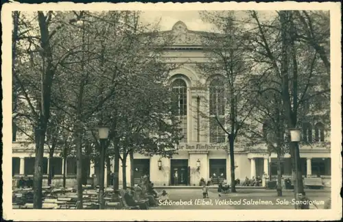 Ansichtskarte Schönebeck (Elbe) Kurhaus - Fünfjahresplan 1953