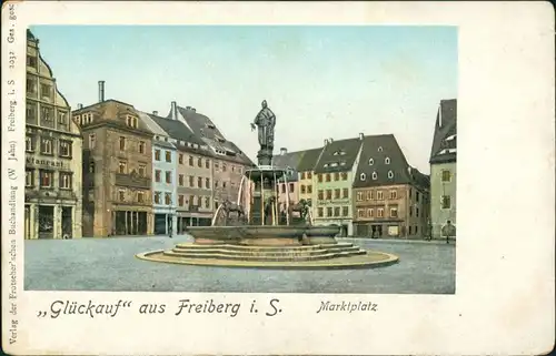 Glückauf aus Freiberg, Marktplatz - Goldfenster