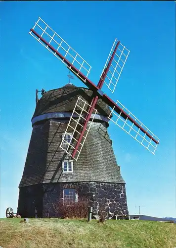 Ansichtskarte Woldegk Holländermühle 1989