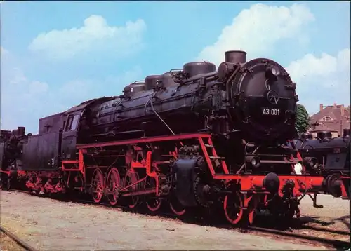 Ansichtskarte  Güterzuglokomotive der DR, Museumslokomotive 1980