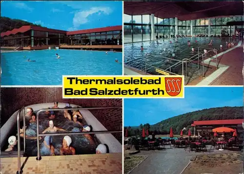 Ansichtskarte Bad Salzdetfurth Thermalsolebad 1989