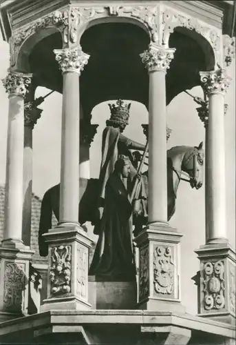 Ansichtskarte Magdeburg Magdeburger Reiter 1989